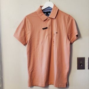 Tommy Hilfiger TH Flex Polo in Peach 🍑